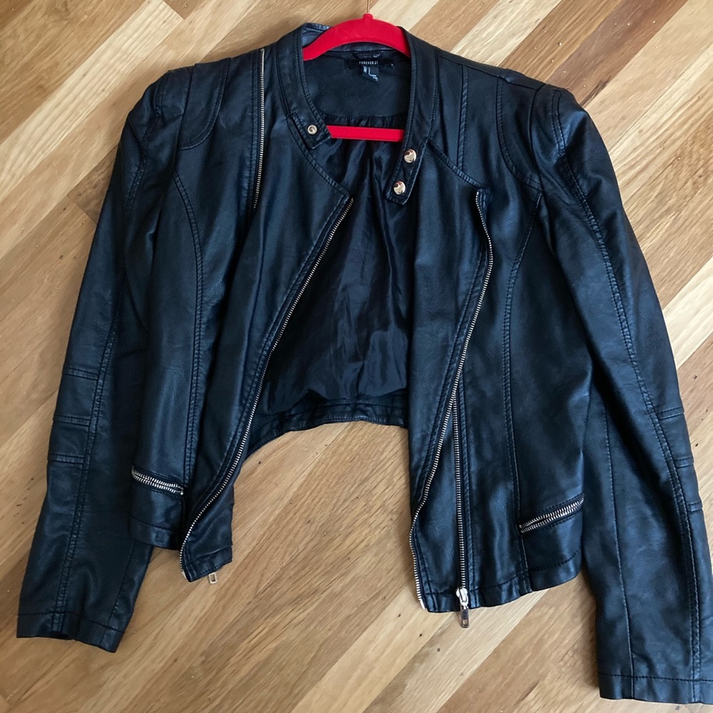 Beautiful Light Leather Jacket